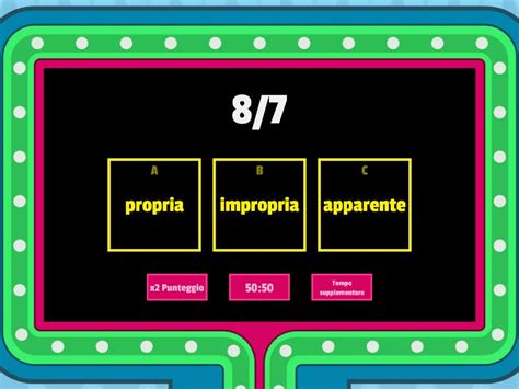 Frazioni Proprie Improprie O Apparenti Gameshow Quiz