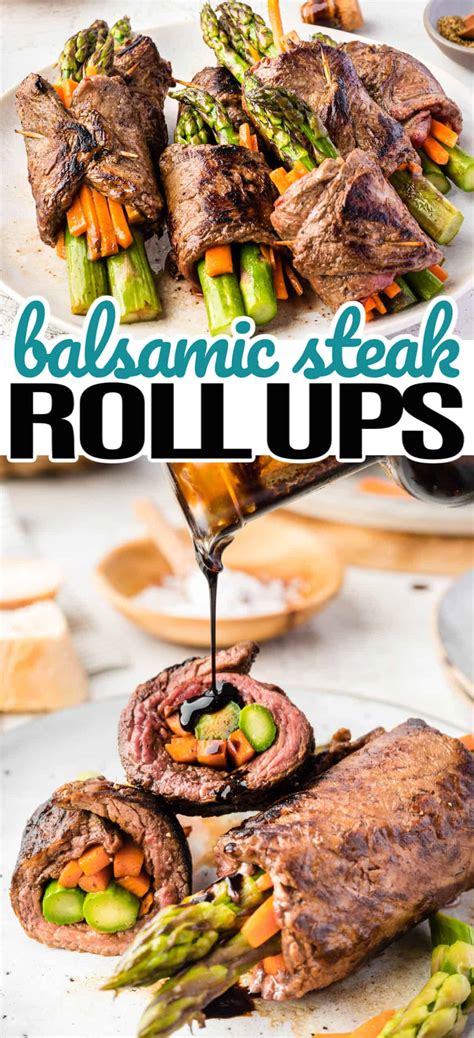 Balsamic Steak Roll Ups ⋆ Real Housemoms