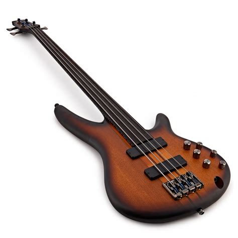 Ibanez Srf700 Fretless Bass Brown Burst Flat At Gear4music