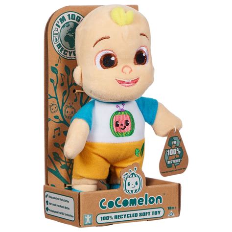 eco-plush-cocomelon-jj-with-melon-t-shitrt - Character Toys