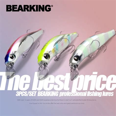 Bearking Isca Artificial Para Pesca Conjunto De 3 Partes De 10 5 Cm 16g