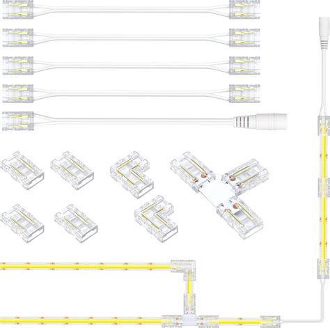 Gtiwung St Ck Polig Led Strip Connector Mm Led Stripe Verbinder