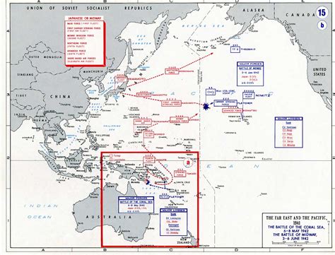 Mapa La Batalla De Midway [battle Of Midway Map]