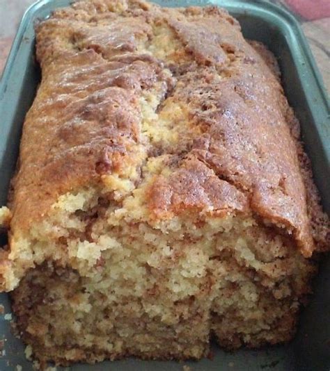 A Loaf Of Banana Bread Sitting In A Pan