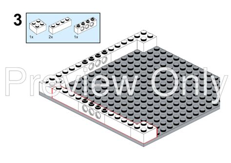 Lego Moc Center With Car Park For A Mini Modular City By Gabizon