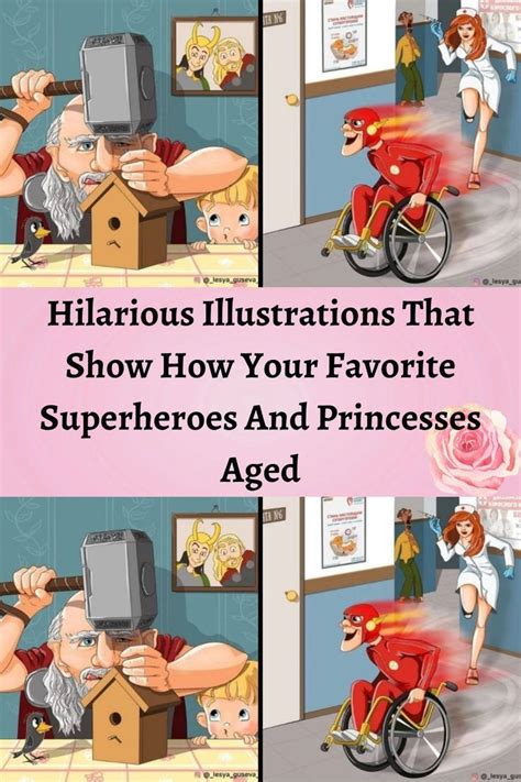 Hilarious Illustrations That Show How Your Favorite Superheroes And