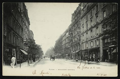 Clichy La Garenne Boulevard National Carte Postale Ancienne Et Vue