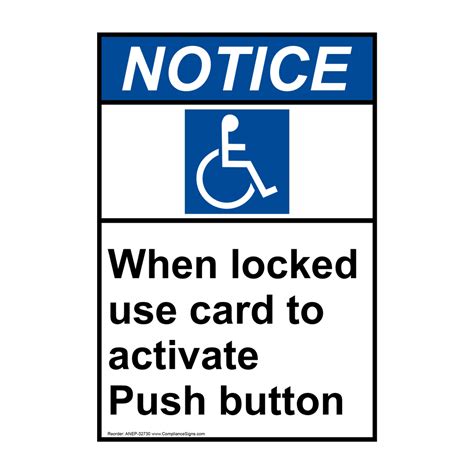 Portrait Attention Please Wait For Buzzer Sign Nhep 32674red