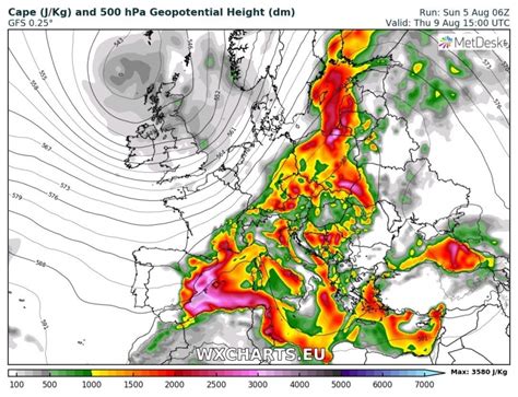 Previsioni Meteo Settimana Di Super Caldo E Forte Maltempo In Europa