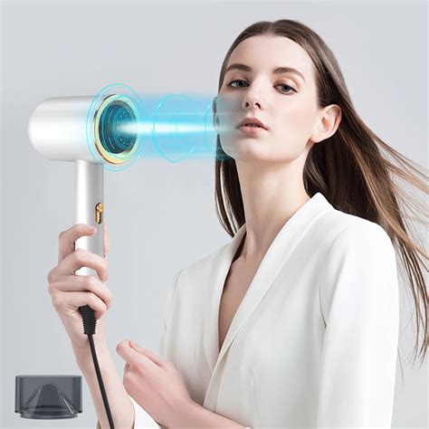 Fast Drying Ionic Hair Dryer Lightweight Hair Dryer With Attachments Travel Friendly Blow