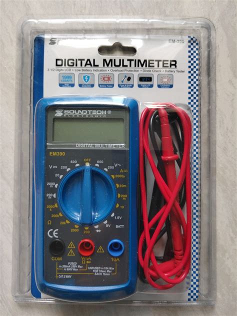 Digital Multimeter Soundteoh EM 390 DIY Multimetre Electronics