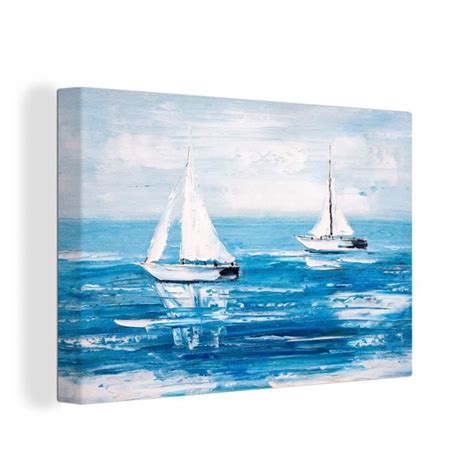 Muchowow Tableau Sur Toile Paysage X Cm Peinture Peinture