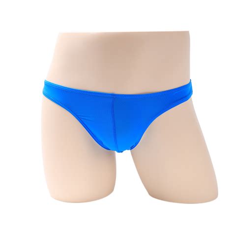 Muti Color Low Waist Sexy Personality Sexy Gay Stretch U Convex Soft Breathable Simple Briefs