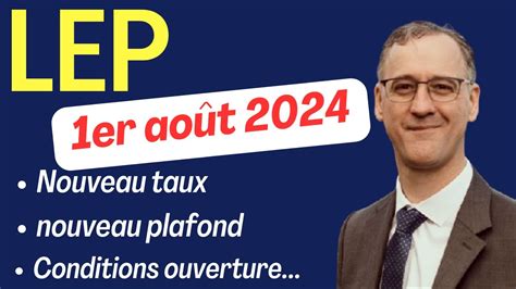 Nouveau Lep Changement De Taux Et De Plafond Livret Pargne