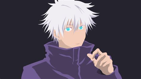 Download Minimalist Satoru Gojo Anime Jujutsu Kaisen Minimalist Anime