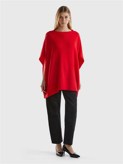 Κάπα και Πόντσο Πλεκτά Γυναικεία Collection | Benetton