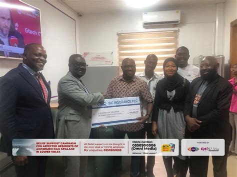 Sic Donates Gh¢100k To Citi Fm Citi Tvs Relief4lowervolta Campaign