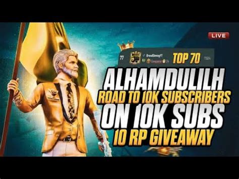 RANK 70 LETS RANK UP ROAD TO 10K SUBSCRIBERS RP GIVEAWAYS BRAND