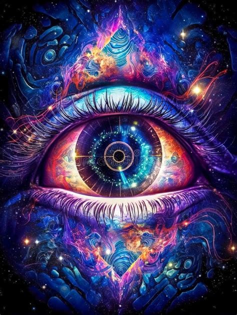 Spiritual Magical Esoteric Eye Intuitive Vision Made With Generative