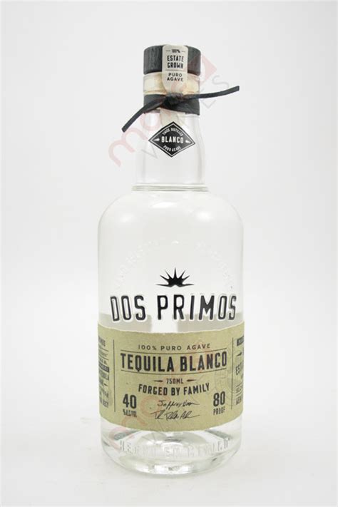 Dos Primos Tequila Blanco 750ml - MoreWines