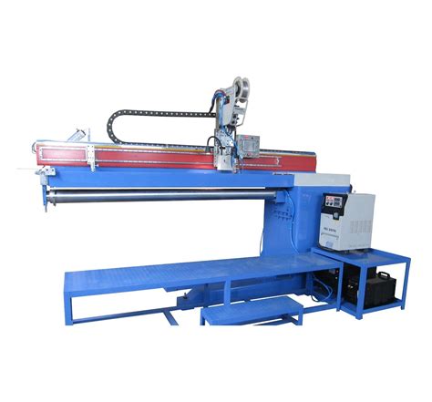 Mig Longitudinal Seam Cnc Automatic Linear Welding Machine For Round