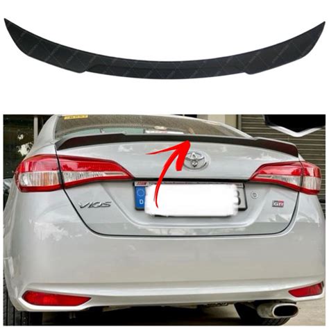 Toyota Vios J XE XLE E G 2019 2024 GR Ducktail Spoiler Shopee