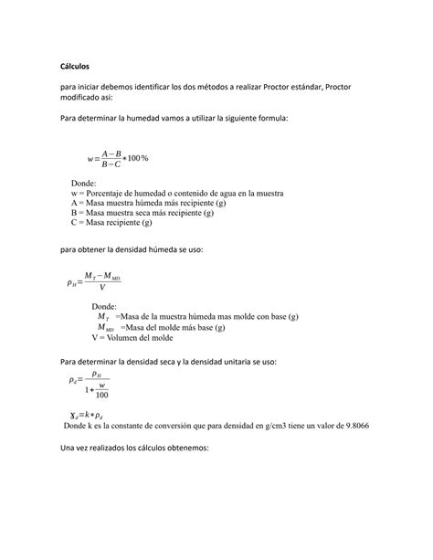 SOLUTION Practica Mec Nica De Suelos Compactacion Studypool