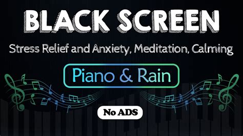 Soft Piano Music And Relaxing Rain SoundDeep Sleep Stress Relief And