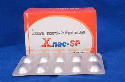 Xnac-SP Medicine Grade Anti Inflammatory Drugs, Packaging Type: Alu Alu