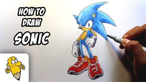 Sonic The Hedgehog Drawing Tutorial