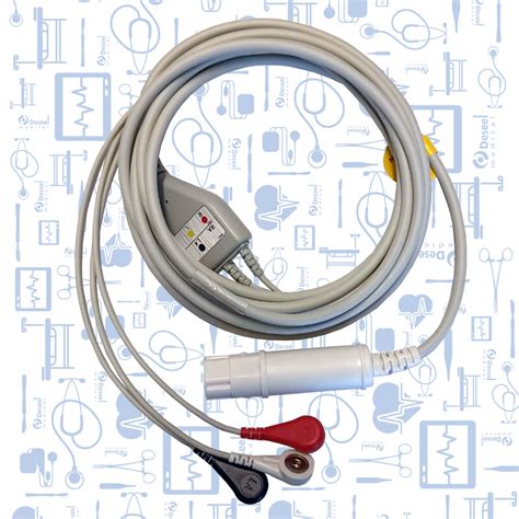 Cable Ecg Completo Aha Deriv Broche Deseel Medical