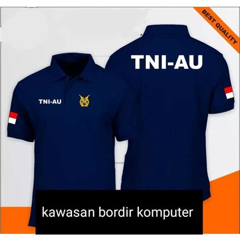 Jual Terbaru seragam TNI AU kaos TNI AU baju TNI AU pdh TNI AU full bordir komputer di Lapak ...