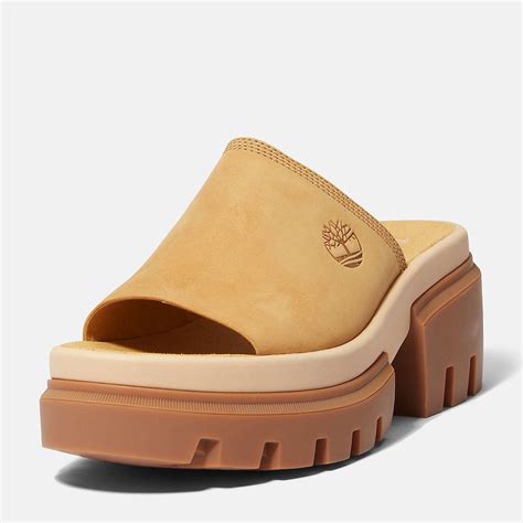 Timberland Everleigh Slide Sandals Beige Dressinn