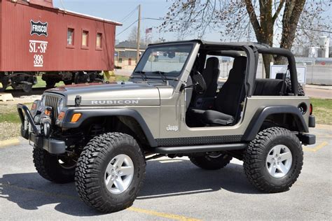 3 800 Mile 2003 Jeep Wrangler Rubicon 5 Speed For Sale On BaT Auctions