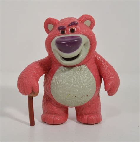 Lotso Strawberry Bear W Cane 3 25 Pvc Action Figure Disney Pixar Toy Story 3 Ebay