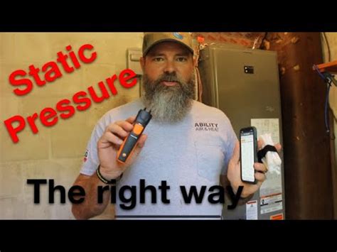 How To Measure Total Static Pressure Youtube