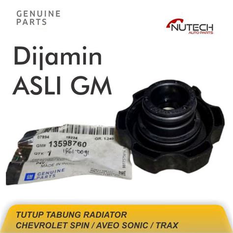 Jual Tutup Tabung Radiator Tank Tangki Spin Aveo Sonic Trax Original