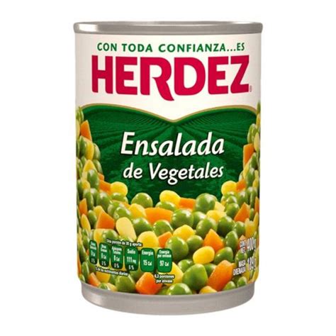 Ensalada De Vegetales Herdez En Lata 400 G Envío Gratis A Domicilio