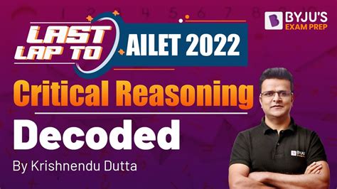 AILET Critical Reasoning Strategy AILET CR Concepts Questions