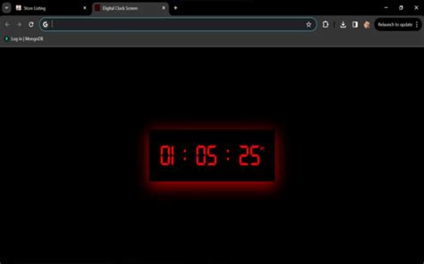 Digital Clock Screen for Google Chrome - Extension Download