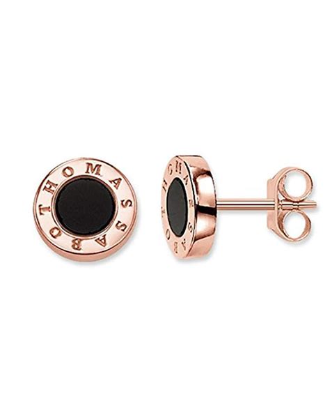 Thomas Sabo Ohrringe Ohrstecker Sterling Silber Rosegold