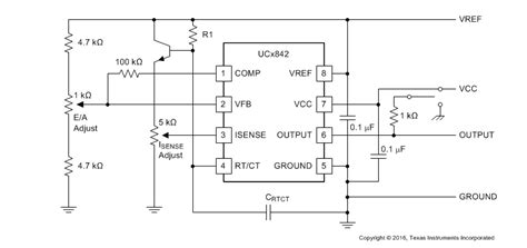 Uc3843 Pwm Controller Ic Pinout Features Equivalent 54 Off