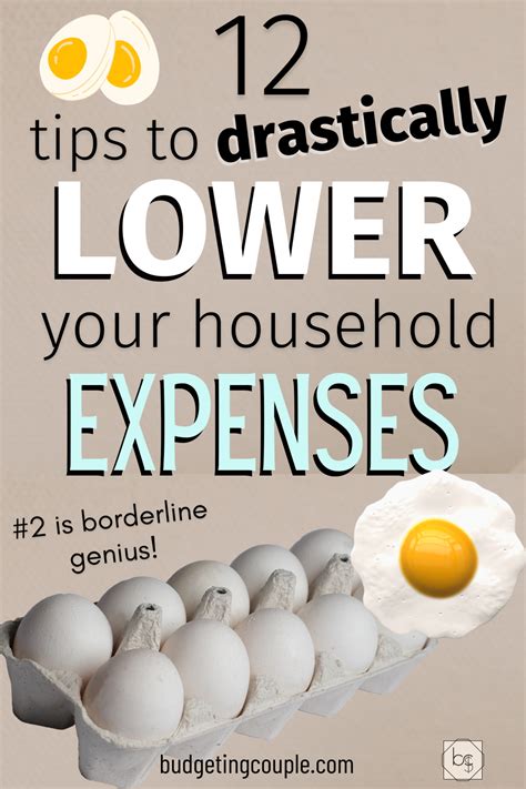 An Egg In A Carton With The Words 12 Tips To Dramatically Lower Your