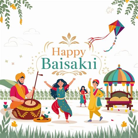 Premium Photo Baisakhi Happy Baisakhi Vaisakhi Festival Background