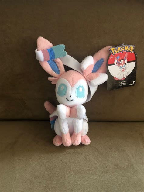 Sylveon Plush 2017 Tomy Pokemon Collection Sylveon My Pokemon Plushies Tomy Stuffed