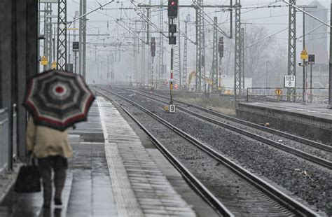 Baum auf Gleis Bahn Strecke Saarbrücken Neunkirchen blockiert