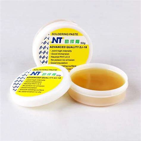 High Quality Nt Zj G G Yellow Rosin Soldering Flux Paste Solder