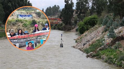 Tragedia En Junín Familiares De Padres E Hijo Desaparecidos En El Río Mantaro Toman Carretera