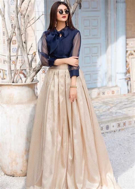 Simple and Formal Long Skirts Designs Ideas _Beautiful Skirt Designs