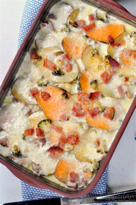 Ham, Potato and Broccoli Casserole - A Make Ahead Casserole Recipe!